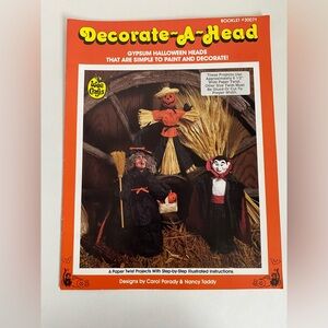 Vintage 1990’s Wee Crafts Halloween Decorations Instruction Booklet